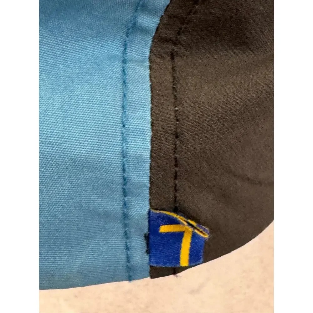 Fjall Raven Keb Trekking Hat Cap Large / XL Flex-fit Blue Black Hiking Camping